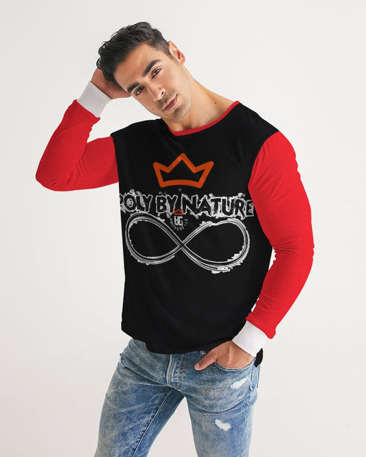 Poly By Nature Men's All-Over Print Long Sleeve Tee