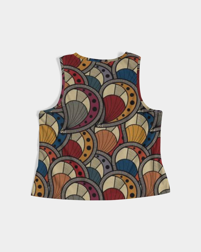 Classic Kente Women's Cropped Tank