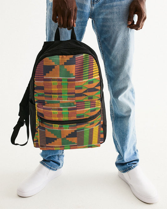 Kente Small Canvas Backpack