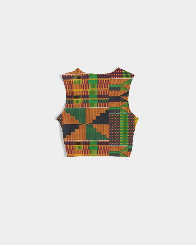 Kente Women's Twist-Front Tank