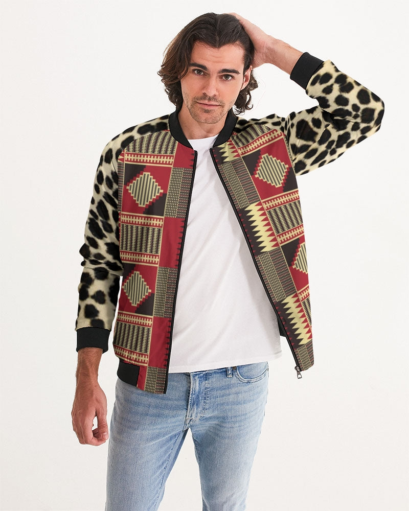 BRW Kente Men's Bomber Jacket