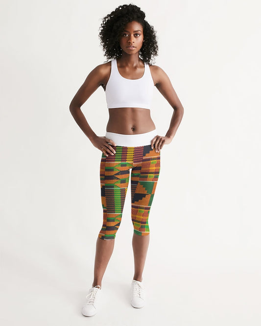 Kente Women's Mid-Rise Capri