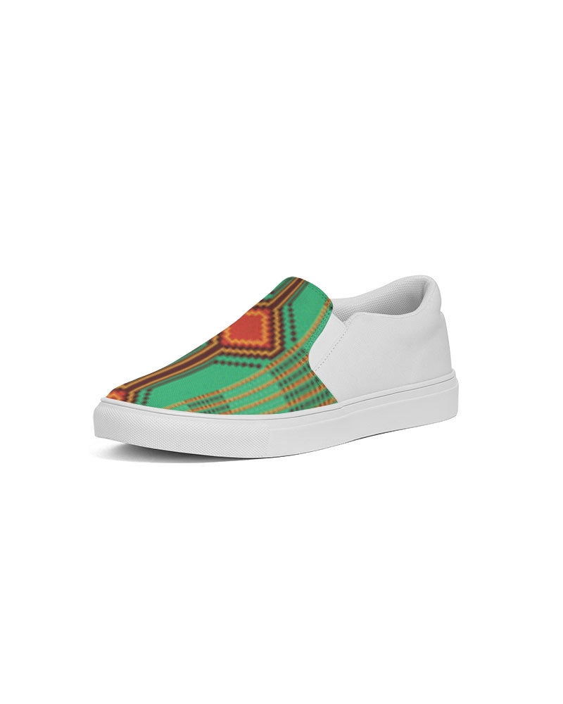 Kente variant 1 Men's Slip-On Canvas Shoe