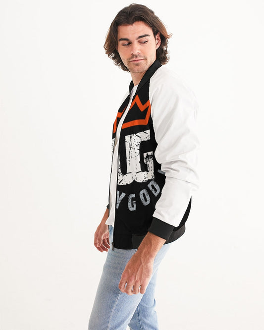 red UNITYGOD Logo Men's Bomber Jacket
