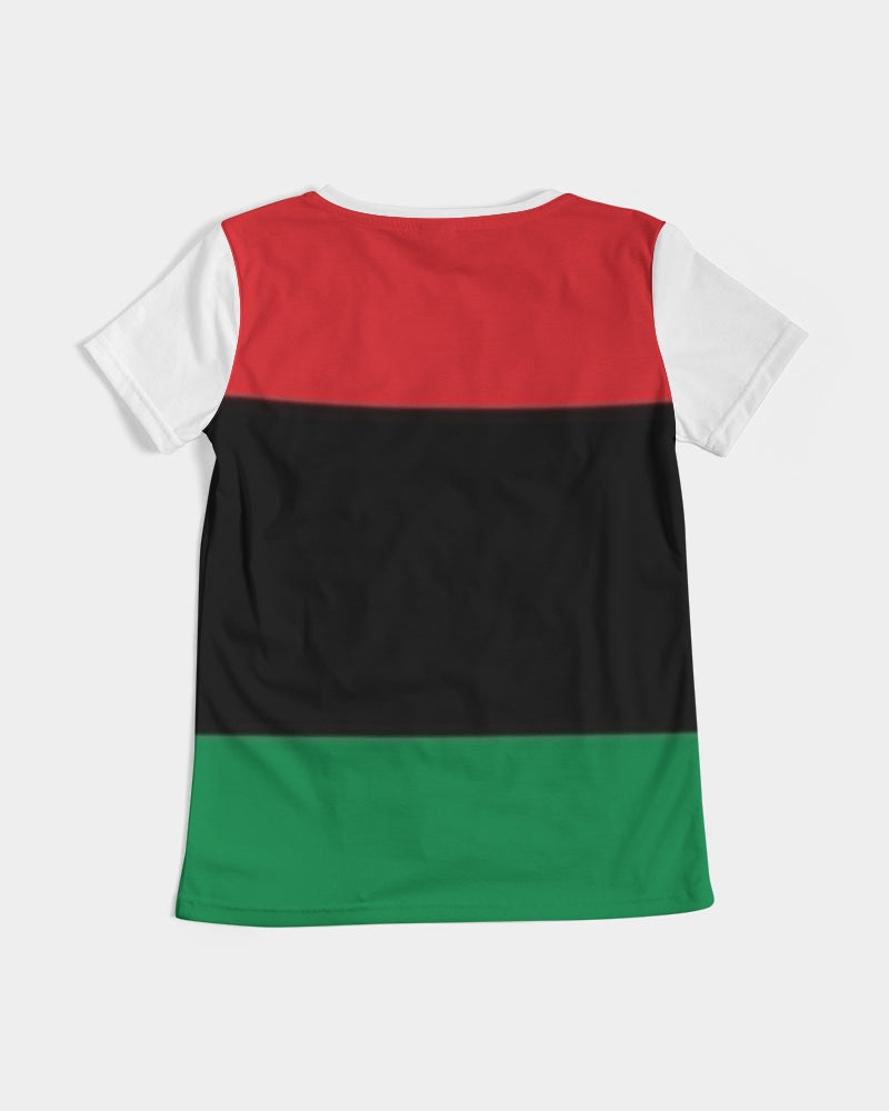 Pan African continental symbol Women's V-Neck Tee