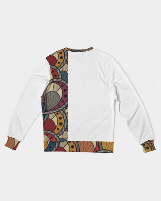 Classic Kente Men's Classic French Terry Crewneck Pullover