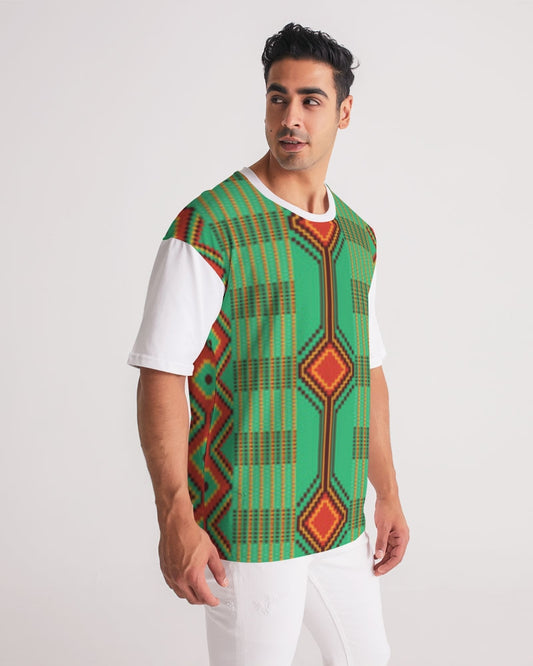 Kente variant 1 Men's Premium Heavyweight Tee