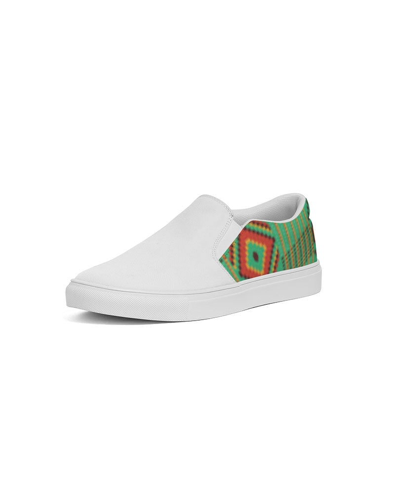 Kente variant 1 Women's Slip-On Canvas Shoe