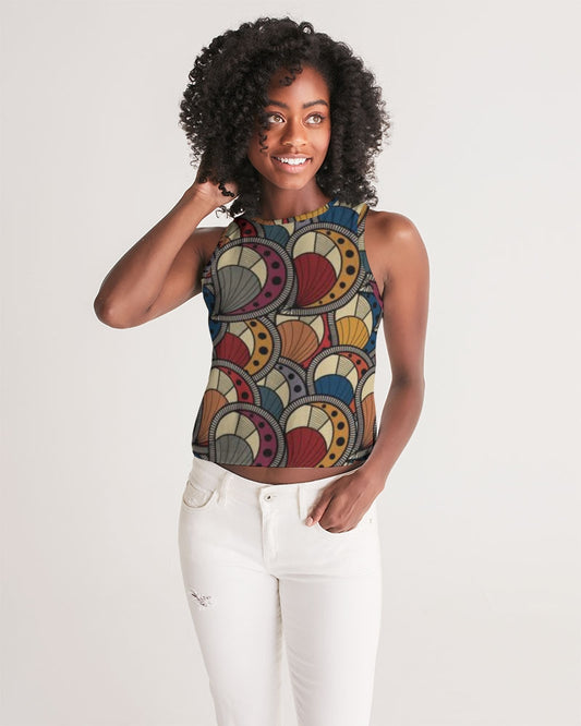 Classic Kente Women's Cropped Tank
