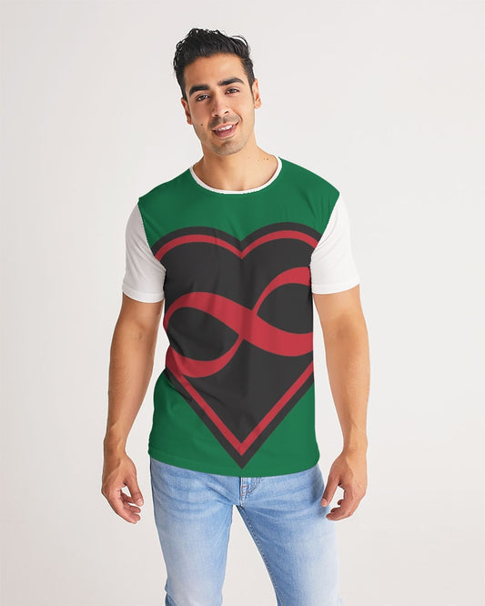 Black polyamorous flag Men's Tee
