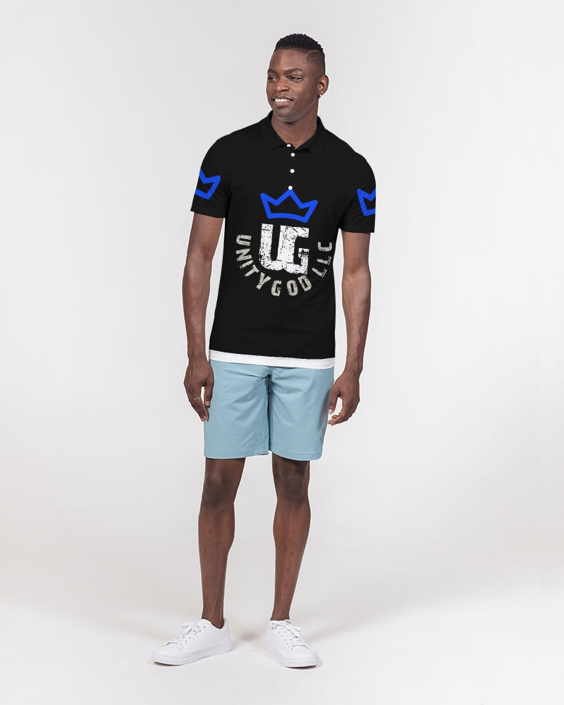 UNITYGOD Logo 5 Men's Slim Fit Short Sleeve Polo