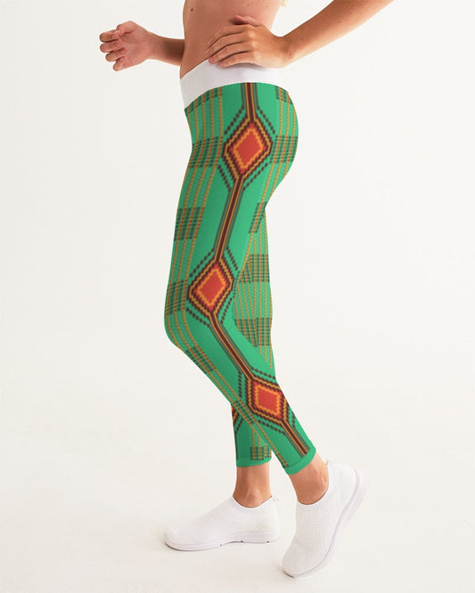 Kente variant 1 Women's Yoga Pants