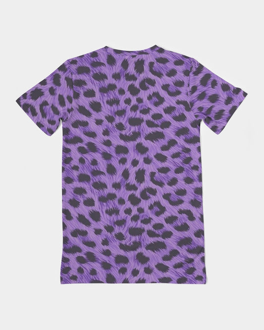 Purple Leopard Men's Everyday Pocket Tee