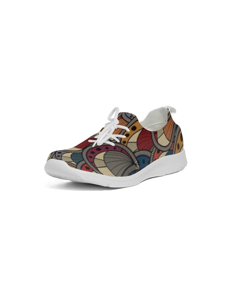 Classic Kente Women's Lace Up Flyknit Shoe