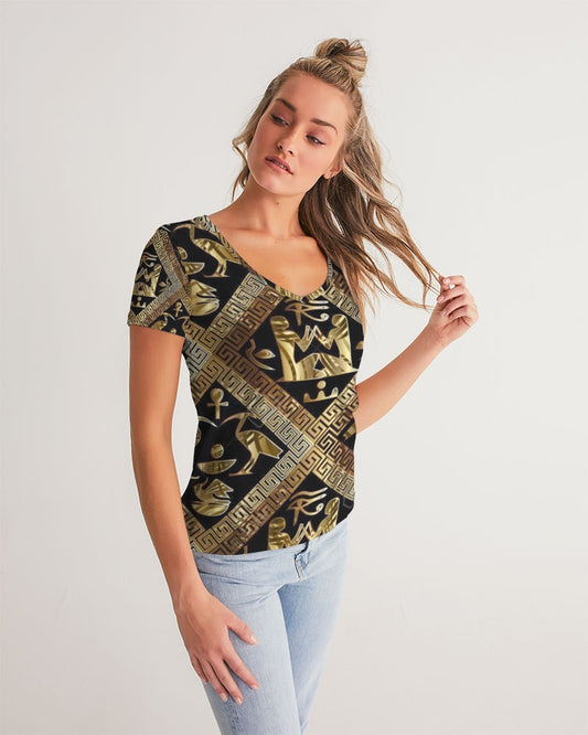 Regal Panther Women's V-Neck Tee