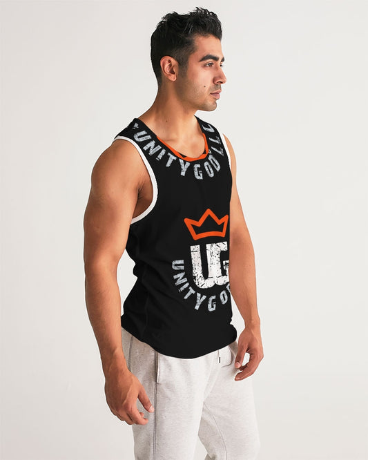 red UNITYGOD Logo Men's Sports Tank
