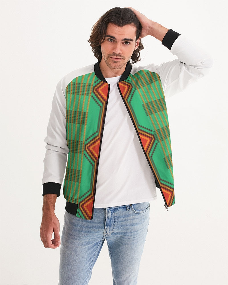 Kente variant 1 Men's Bomber Jacket