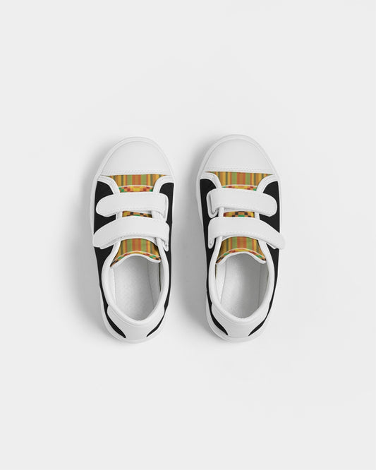 Black Kids Velcro Sneaker