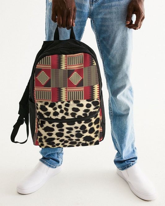 BRW Kente Small Canvas Backpack