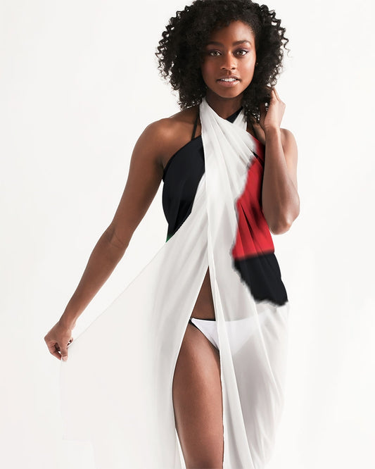 Pan African continental symbol Swim Cover Up