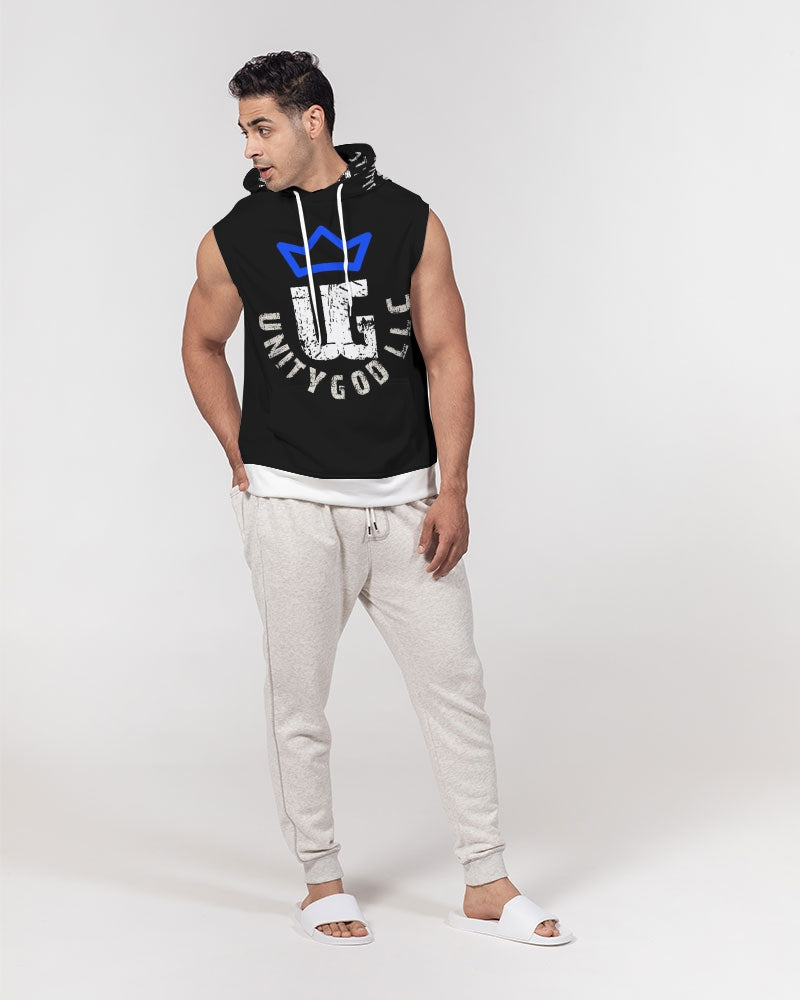 UNITYGOD Logo 5 Men's Premium Heavyweight Sleeveless Hoodie