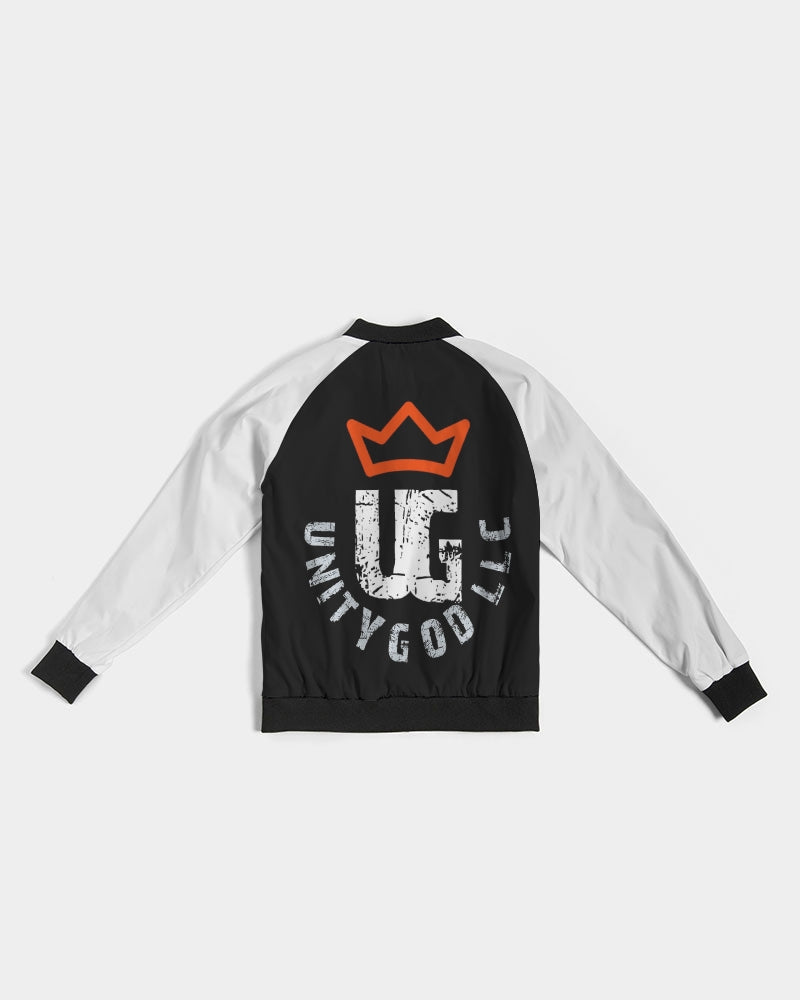red UNITYGOD Logo Women's Bomber Jacket