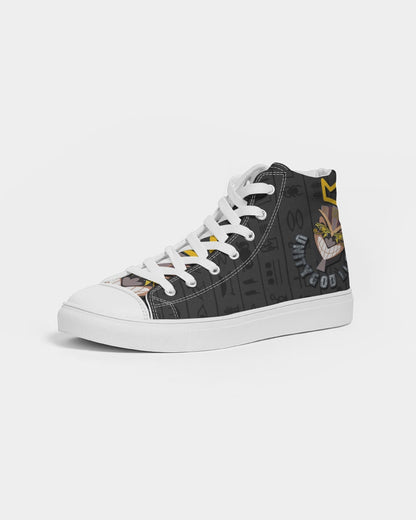 UNITY MASK Women's Hightop Canvas Shoe