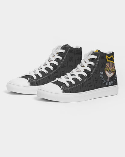 UNITY MASK Men's Hightop Canvas Shoe