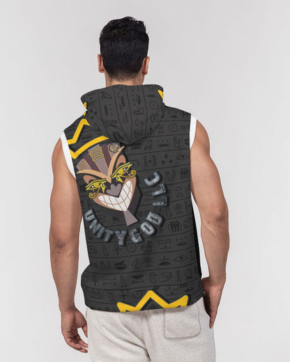 UNITY MASK Men's All-Over Print Heavyweight Sleeveless Hoodie