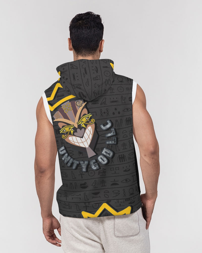 UNITY MASK Men's All-Over Print Heavyweight Sleeveless Hoodie