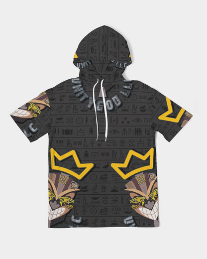 UNITY MASK Men's All-Over Print Premium Heavyweight Short Sleeve Hoodie