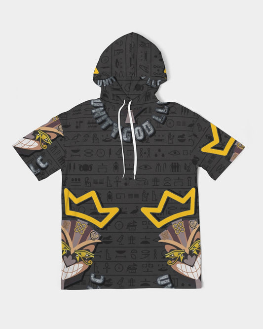 UNITY MASK Men's All-Over Print Premium Heavyweight Short Sleeve Hoodie