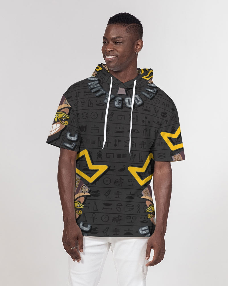 UNITY MASK Men's All-Over Print Premium Heavyweight Short Sleeve Hoodie