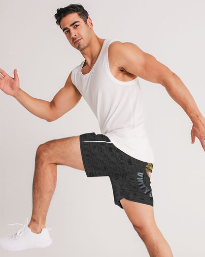 UNITY MASK Men's All-Over Print Jogger Shorts