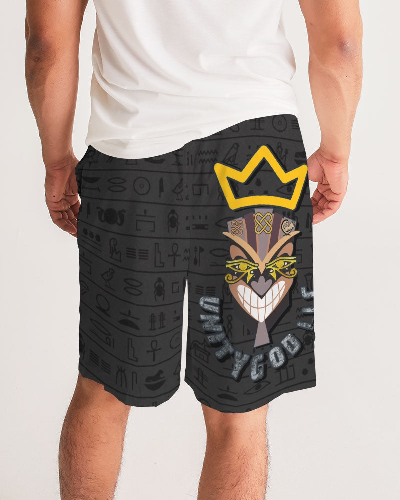UNITY MASK Men's All-Over Print Jogger Shorts