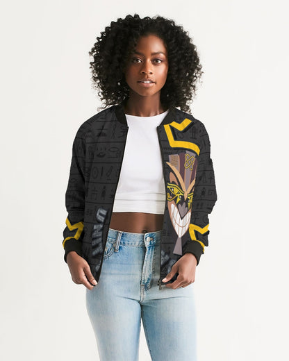 UNITY MASK Women's All-Over Print Bomber Jacket