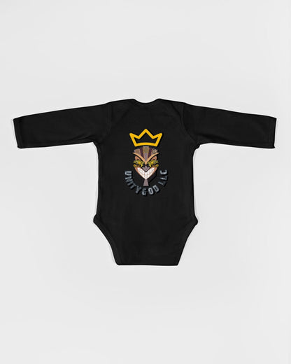 UNITY MASK Infant Long Sleeve Baby Rib Bodysuit | Rabbit Skins