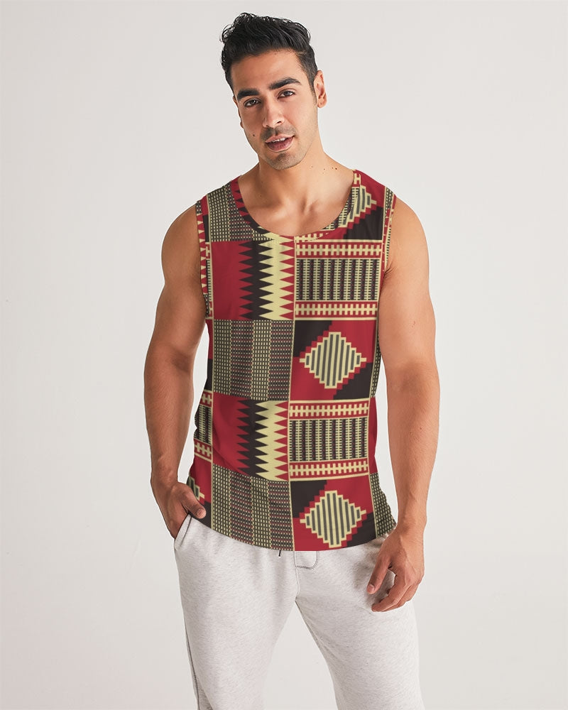 BRW Kente Men's Sports Tank
