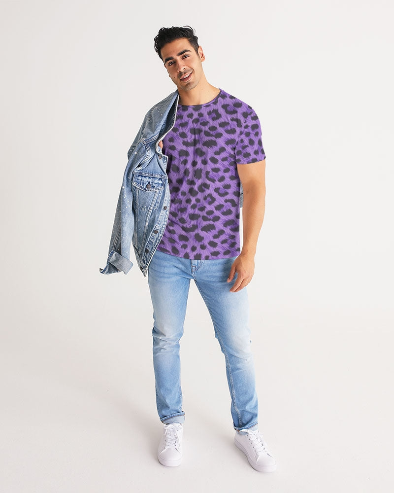 Purple Leopard Men's Tee