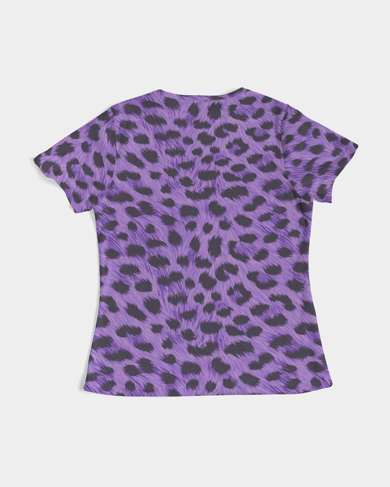 Purple Leopard Women's Tee