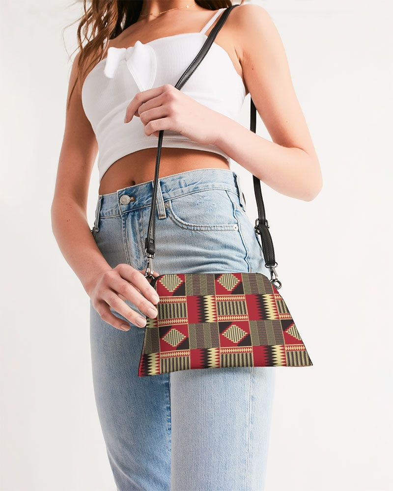 BRW Kente Wristlet