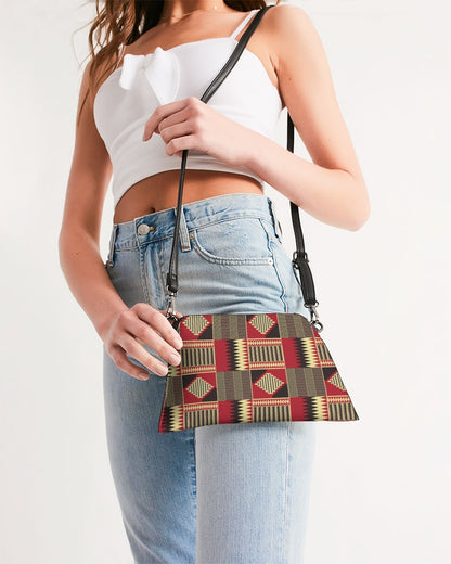 BRW Kente Wristlet