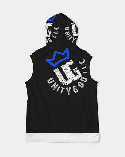 UNITYGOD Logo 5 Men's Premium Heavyweight Sleeveless Hoodie