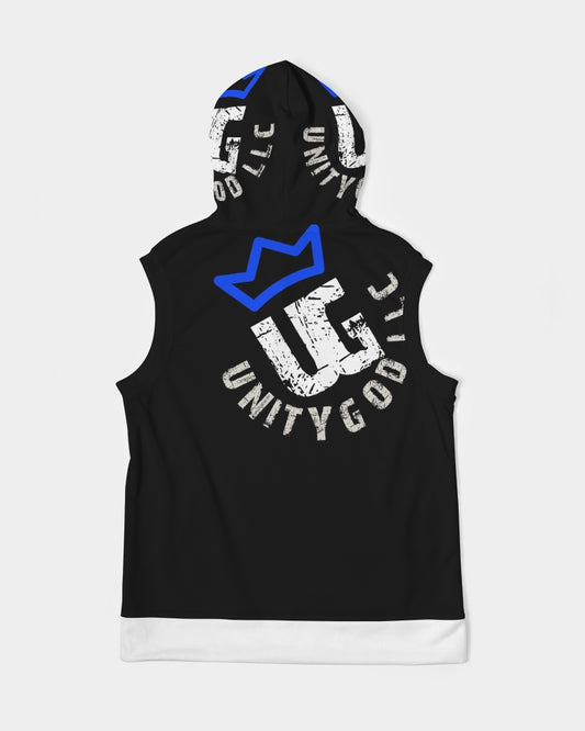 UNITYGOD Logo 5 Men's Premium Heavyweight Sleeveless Hoodie