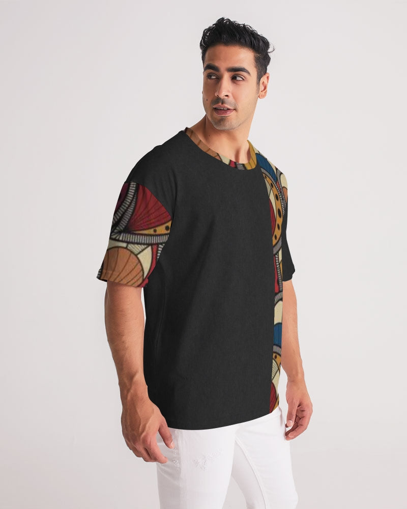 Black classic Kente Men's Premium Heavyweight Tee