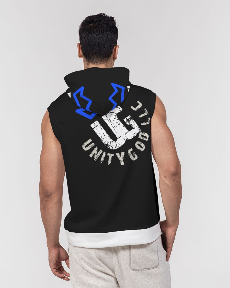 UNITYGOD Logo 5 Men's Premium Heavyweight Sleeveless Hoodie