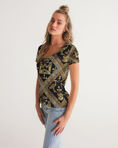 Regal Panther Women's V-Neck Tee