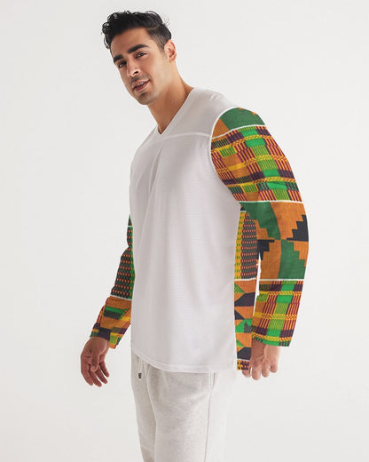 Kente Men's Long Sleeve Sports Jersey