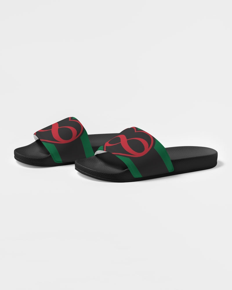 Black polyamorous flag Women's Slide Sandal