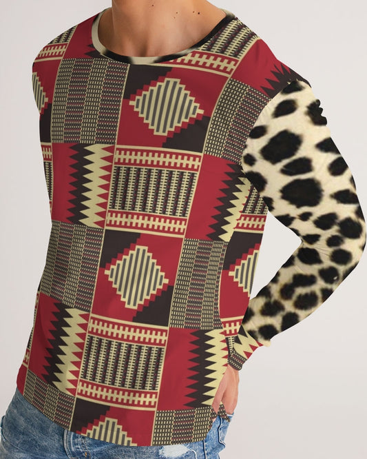 BRW Kente Men's Long Sleeve Tee